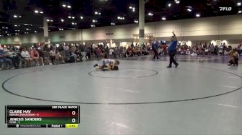 105 lbs Finals (8 Team) - Claire May, Indiana Smackdown vs Jenesis Sanders, CLAW