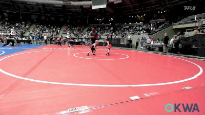 40 lbs Consi Of 8 #1 - Carson Conway, Roland Youth League Wrestling vs Rhett Pitts, Cowboy Wrestling Club