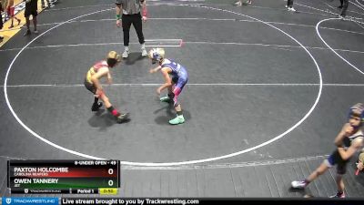 49 lbs Round 3 - Owen Tannery, JET vs Paxton Holcombe, Carolina Reapers