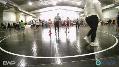 49 lbs Rr Rnd 1 - Lane Baldwin, Claremore Wrestling Club vs Akkadien Coe, Hilldale Youth Wrestling Club