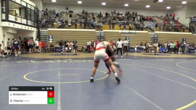 184 lbs Consi Of 8 #2 - Jhaquan Anderson, Gardner-Webb vs Drew Clearie, Unrostered