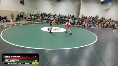 113 lbs Quarterfinal - Cody Williams, Natrona County vs Pryce Wiginton, Riverton