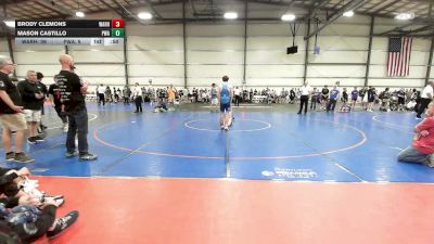 135 lbs Rr Rnd 1 - Brody Clemons, Warhawks - MS vs Mason Castillo, Parabellum Ravens - MS