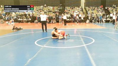 128-H lbs Round Of 32 - Liam Lin, Other vs D'andre Miranda, Brentwood