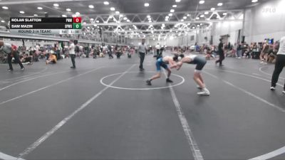 98 lbs Round 3 (4 Team) - Nolan Slatton, Prime Wrestling White vs Sam Mazin, Spear WC