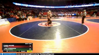 3A 170 lbs Semifinal - Chris Moore, McHenry vs Lane Robinson, St. Charles (East)