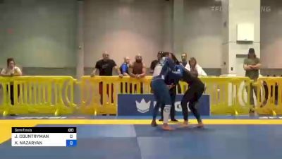 JULIA COUNTRYMAN vs KATEERYNA NAZARYAN 2022 American National IBJJF Jiu-Jitsu Championship