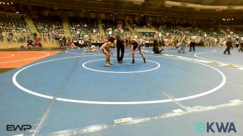 83 lbs Consi Of 4 - Bray Johnson, Checotah Matcats vs King Walker, Tulsa Blue T Panthers