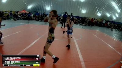 56 lbs Round 2 (3 Team) - Luke Pinkerton, Kardiac Kidz vs Riggs Osborne, CP Wrestling