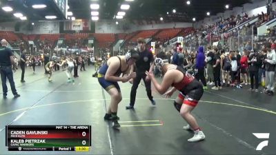 220 lbs Cons. Round 3 - Kaleb Pietrzak, Capac Warriors vs Caden Gavlinski, Pack Elite