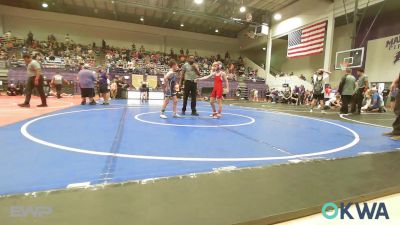 90 lbs Rr Rnd 5 - Nash Ward, Kiefer Youth Wrestling Club vs Ryder Moxley, Chandler Takedown Club