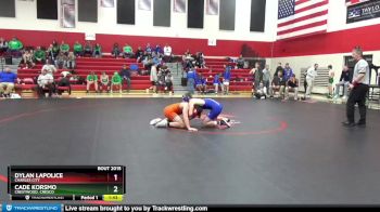 138 lbs Quarterfinal - Cade Korsmo, Crestwood, Cresco vs Dylan LaPolice, Charles City