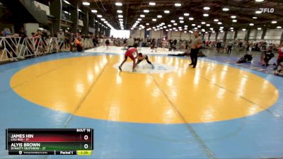 100 lbs Rd# 8- 12:30pm Saturday Final Pool - Alyis Brown, Dynasty Deathrow vs James Hin, Cali Red