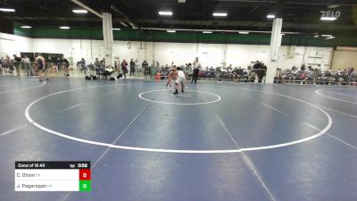 120 lbs Consi Of 16 #2 - Camden Olson, PA vs Jahryzen Pagaragan, NV