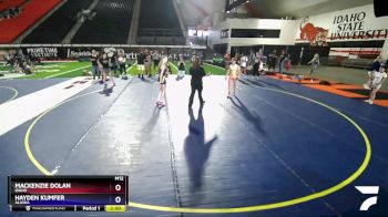 80-85 lbs Round 2 - Mackenzie Dolan, Idaho vs Hayden Kumfer, Alaska