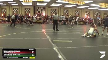 130 lbs Round 1 (6 Team) - LOGAN RUMBERGER, Keystone Crush vs Anthony Morales, Olympic White