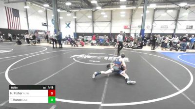 85 lbs Semifinal - Herra Fisher, Alpha Miami Grappling vs Tanner Kunze, Salem Elite Mat Club