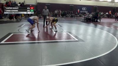144 lbs Cons. Round 2 - Carter Hadley, Atlantic vs Owen Korsmo, Crestwood, Cresco