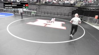 6A 132 lbs Cons. Round 3 - Kale Zorn, Fremont vs Bracken Kentch, Syracuse