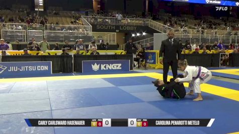 Carolina Penarotti Metelo vs Carly Carlsward Hasenauer 2025 Pan Jiu Jitsu IBJJF Championship