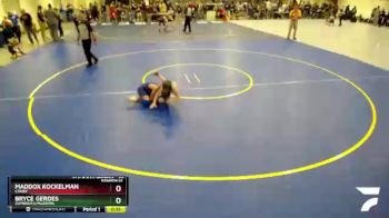 93 lbs Semifinal - Bryce Gerdes, Zumbrota/Mazeppa vs Maddox Kockelman, Canby