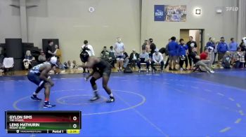 125 lbs Champ. Round 2 - Lens Mathurin, Mount Olive vs Gylon Sims, The Citadel