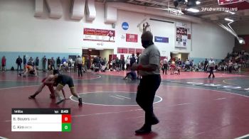 141 lbs Quarterfinal - Blake Boyers, Unattached vs Chris Kim, Michigan