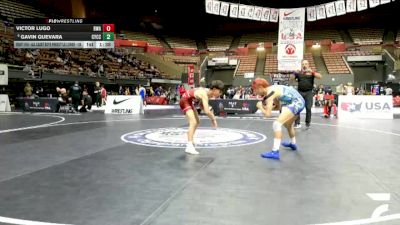 All Cadet Boys Freestyle Lower - 106 lbs Champ. Round 2 - Victor Lugo, Brawley Wrestling Academy vs Gavin Guevara, Community Youth Center - Concord Campus Wrestling