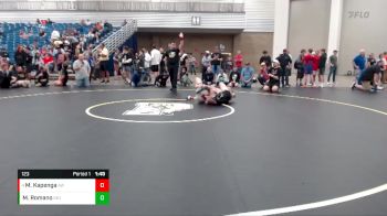 123 lbs Cons. Round 4 - Malachi Kapenga, Ares WC vs Murk Romano, Independence