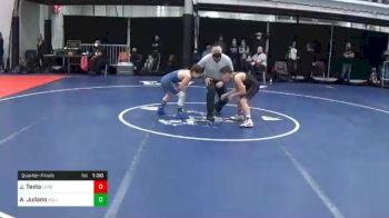 87 lbs Quarterfinal - Jonathan Testa, Leroy vs Andrew Juliano, Holland Patent