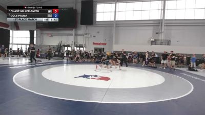 100 lbs 1st Place Match - Chase Miller-Smith, Louisville Wrestling Club vs Cole Palma, Seasons