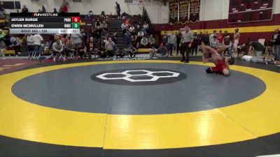 138 lbs Cons. Round 4 - Owen Mcmullen, Bishop McCort vs Jaylen Burge, Ponderosa