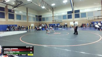 100lbs Cons. Round 5 - Maria Siquina Can, Hillsboro (Girls) vs Janissa Barrera, Othello (Girls)