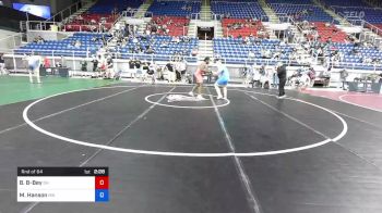 182 lbs Rnd Of 64 - Brandon Bruce-Bey, Ohio vs Maximus Hanson, Minnesota