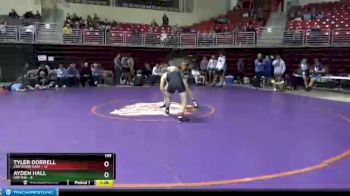 145 lbs Round 4 (8 Team) - Tyler Dorrell, Cheyenne East vs Ayden Hall, Gretna