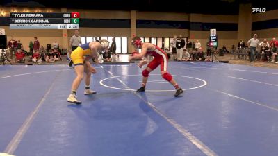 133 lbs Consi Of 4 - Tyler Ferrara, Cornell vs Derrick Cardinal, South Dakota State