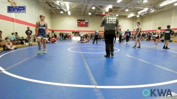 140 lbs Quarterfinal - Raiden Paddock, Tulsa Blue T Panthers vs Kaleb Kelley, Pryor Elementary Wrestling