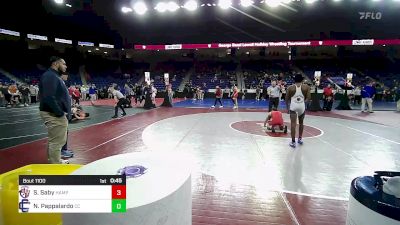 138 lbs Round Of 64 - Schneicol Saby, Hampden Charter East vs Nathan Pappalardo, Central Catholic