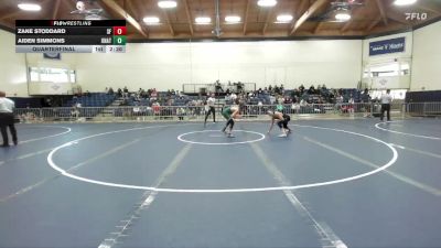 149 lbs Quarterfinal - Zane Stoddard, San Francisco State University vs Aiden Simmons, Unattached