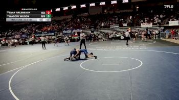 D 2 144 lbs Cons. Round 3 - Evan Arceneaux, Vandebilt Catholic vs Maccoy Wilson, Rayne