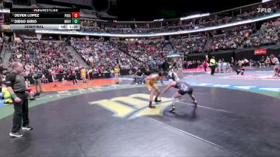 132-4A Semifinal - Deven Lopez, Pueblo East vs Diego Sirio, Mountain View