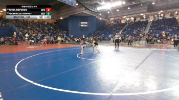 100 lbs Champ. Round 3 - Gabrielle Garvey, West Springfield vs Shea DeFusco, Mountain ViewHS