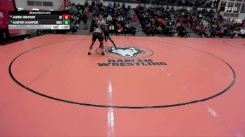 165 lbs Champ. Round 3 - Jasper Harper, New Lenox (PROVIDENCE CATHOLIC) vs Aiden Brown, Joliet (WEST)