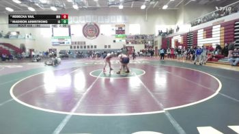 190 lbs Semifinal - Madison Armstrong, LaGrande vs Rebecka Vail, Minico