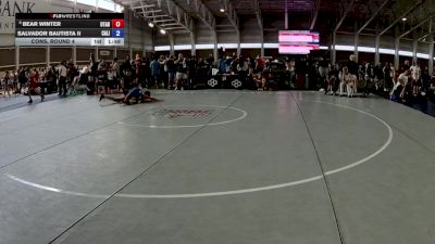 126 lbs Cons. Round 4 - Bear Winter, Utah vs Salvador Bautista II, California