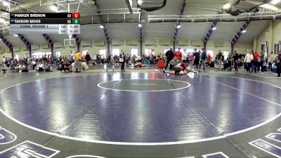 125 lbs Cons. Round 1 - Taveon Moss, Hiram College vs Parker Brenon, Gannon University