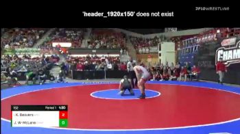 152 lbs Champ. Round 1 - Keegan Beavers, Rose Hill vs Justin Wisner-McLane, Chapman