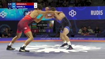 70 kg 1/2 Final - Nurlan Aghazada, Azerbaijan vs Alexandr Gaidarli, Moldova