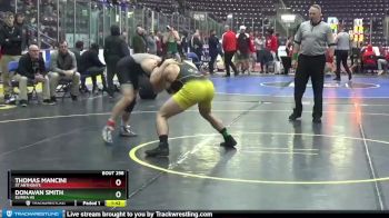 152 lbs Quarterfinal - Donavan Smith, Elmira HS vs Thomas Mancini, St Anthonys