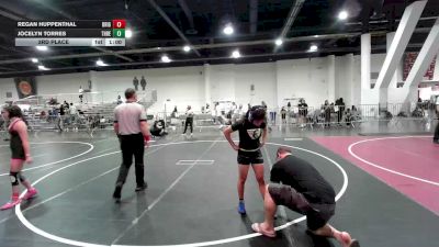 109 lbs 3rd Place - Regan Huppenthal, Brighton WC vs Jocelyn Torres, Threshold WC